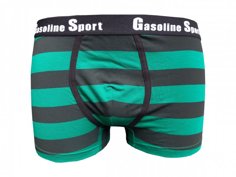 Gasoline blu boxerky pánské 5416 zelené | Vermali.cz
